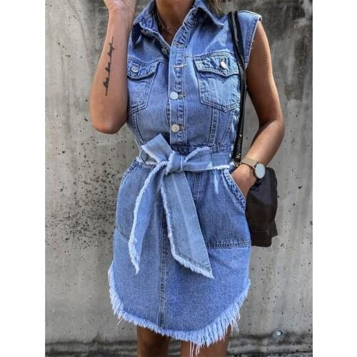 Модные джинсовые платья Y·W·Q China At AliExpress