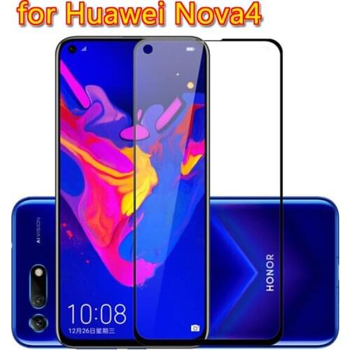 For Huawei Honor Nova 4 Screen Protector Tempered Glass Anti-Scratch Bubble-Free for Huawei Honor V20/Huawei Nova5i