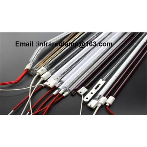 1200w quartz glass infrared radiant IR emitter halogen heat lamp