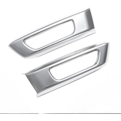 2Pcs Car Front Fog Light Lamp Cover Trim for Land Rover Range Rover Sport 2014-2018