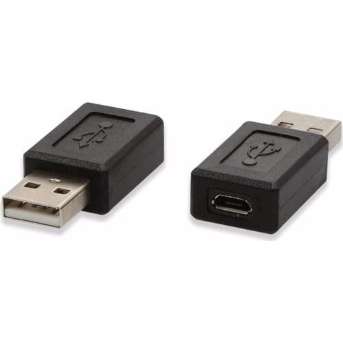 2pcs/lot USB 2.0 A Male to USB Micro Female Adapter Converter