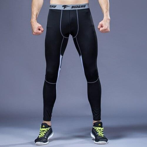2021 Quick Dry Fit Joggings Pants Workout Gym Fitness Trousers Black Leggings Compression Running Tights Sport Training Clothes