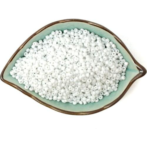 3mm 1000pcs White Color DIY Loose Spacer Mini Glass Czech Seed Beads Jewelry Findings BBG01-02WH