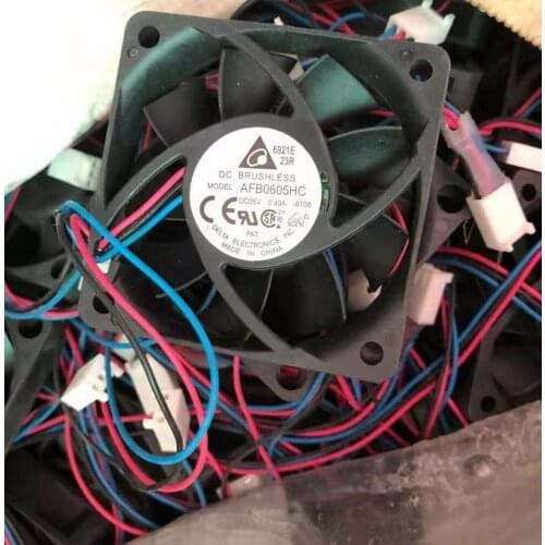 Delta Electronics AFB0605HC 8T08 DC 5V 0.40A 60x60x15mm 3-Wire Server Cooling Fan