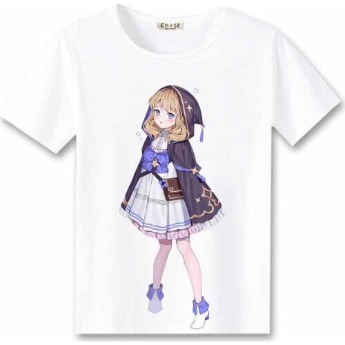 Wandering Witches Elaina Cosplay T Shirt Japanese Anime Cartoon Print Summer T-Shirt Harajuku Casual Top Tee tshirt Costume