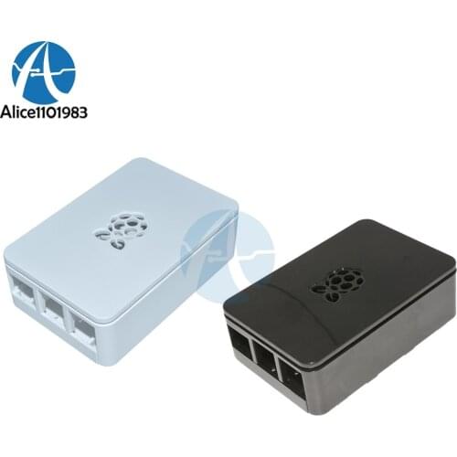 Black White Raspberry pi 3 Case Shell Box Updated Premium Raspberry Pi Case for Raspberry Pi 3, 2 & B