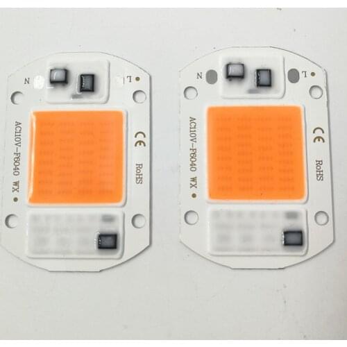 10pcs LED COB Bulb Chip 20W Chip 110V 220V Input Smart IC Fit For DIY LED Flood Light Full spectrum Street Lamp