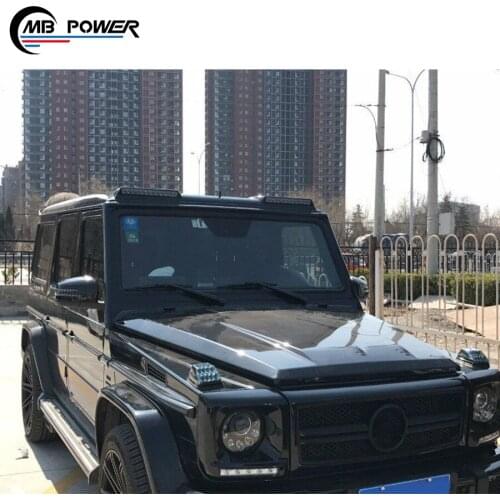 G class w463 G63 B style carbon finber light bar for w463 G63 G65 G500 G400 G350 carbon finber roof spoiler 2019 new style