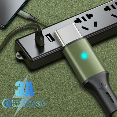 USB Micro Type C Fast Charging Cable Smart Phone Data Sync Charger Wire Cord For iPhone 11 12 Pro Max Xiaomi 11 Huawei P40 Redmi