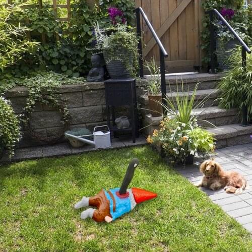 Creative Zombie Gnome Garden Statues Outdoor Gardening Dwarf Ornaments Dwarf Funny Garden Home Sculptures Decoartion