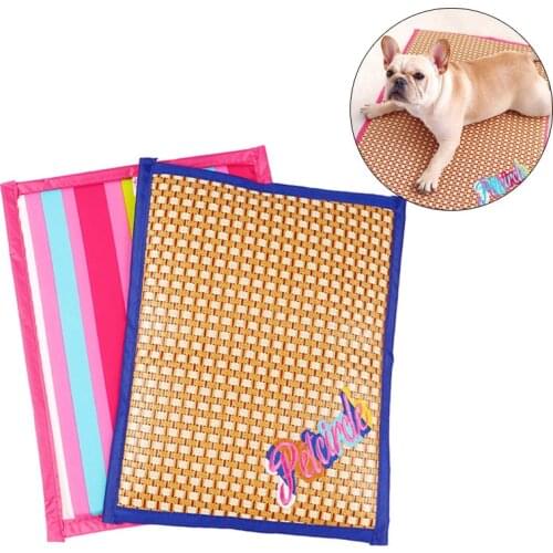 Summer Cooling Puppy Big Dog Mat Double Pet Beds for Small Medium Large Dogs French Bulldog Cushion Blanket Mascotas Products