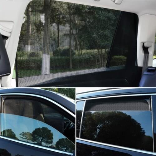 1pc Magnetic Car Side Window Sun Shade UV Protection Curtain Sunshade Mesh Sun Visor Summer Protect Car Blinds Car Accessories