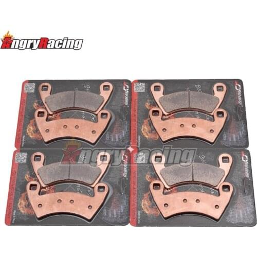 Copper Sintered Front Rear Brake Pads For POLARIS 700 Ranger Crew (EFI) 4X4 2009 800 2010-2014 900 D RXR -4 XP 900 RZR 1000