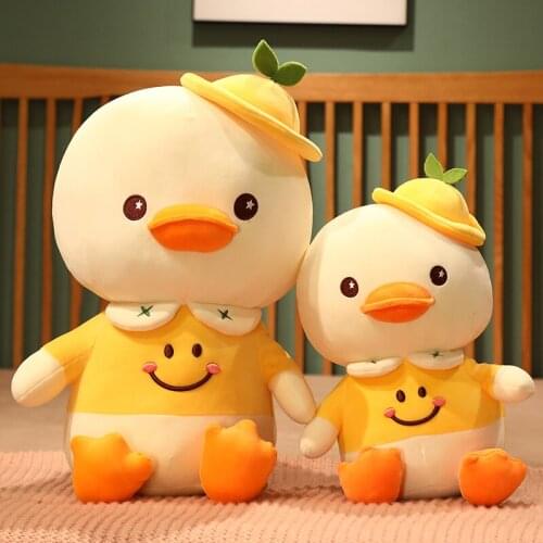 Cute Plush Duck Toy Pillow Stuffed Animals Duck Soft Doll Kids Toys Birthday Christmas Gift