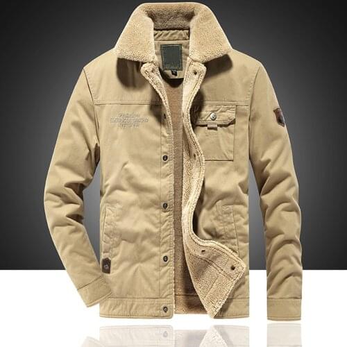 Autumn Winter New Fleece Inner Coats Men Fashion Warm Jackets Plus Size Outerwear Men Jacket
