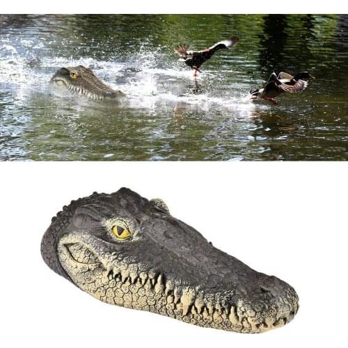 Floating Alligator Head Decoy, Deter Animals Solution Float Gator for Pool Pond Garden Defender Decoration