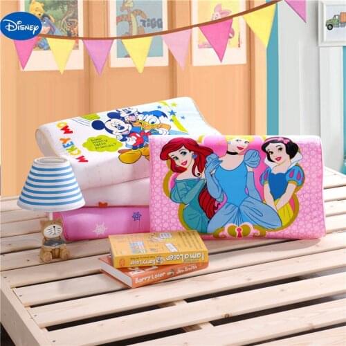 Pink pricess Printed Memory Pillows 50x30cm Slow Rebound Waving Foam Neck Cervical Travel Healthcare Childrens Bedding HOT