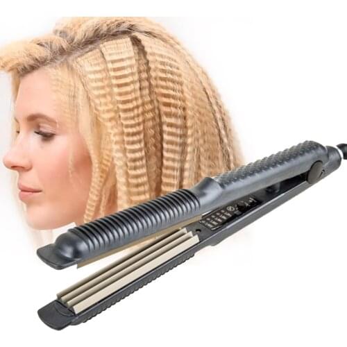 Professional Corrugated Iron Hair Fluffy Hair Styler Wave Corrugated Crimper Waves for Lady Straightening Hair Iron Styling Tool