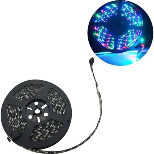 YOLU 5m 5050 RGB colorful LED 300SMD car light strip SMD light strip waterproof soft strip light