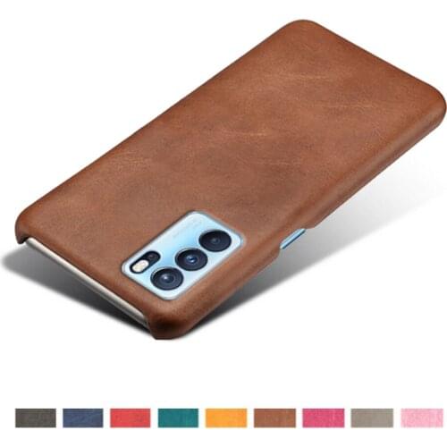 Luxury Vegan PU Leather Cover On The For OPPO Reno6 Pro Pro+ 5G Funda Wearable Slim Coque For Oppo Reno 6 Pro Plus 5G Case Shell