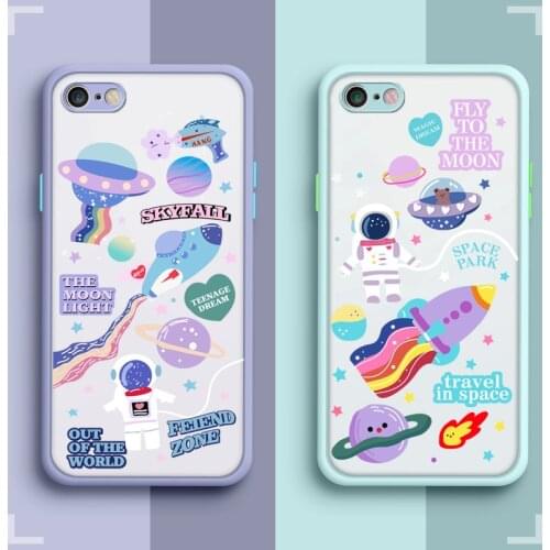 Telephone Case For Redmi 9T Y3 8 9I K40 Note 10 Pro K20 K30 9A 7 8A Max Shockproof Phone Cover Cartoon Space