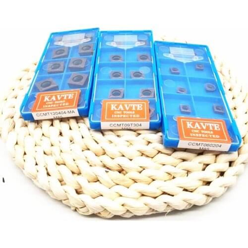 KAVTE CCMT 060204 060208 09T304 120404 Carbide Inserts High Quality stainless steel Turning Boring Bar Blade Cutter Lathe Tools