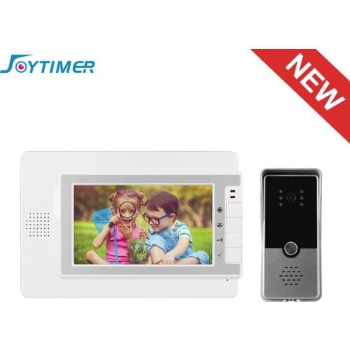 Joytimer New Video Door Phone 800TVL Video Intercom Wide-Angle Camera/Day and Night Vision Support One-Key Unlock