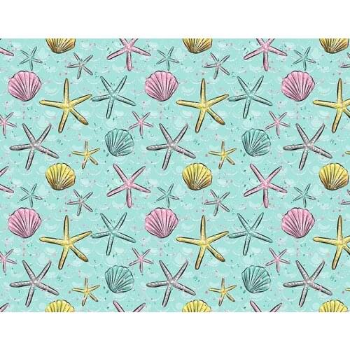 Lovely starfish backdrops newborn photo vinyl scallop decor photography backdrops for photo Studio accessories photophone NB-218