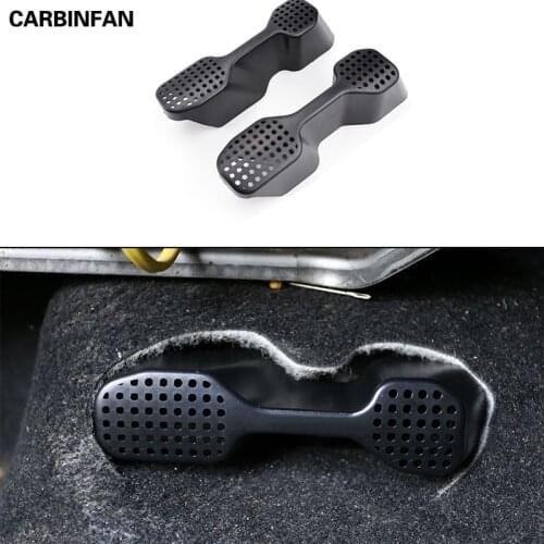 Under Seat Air Outlet Protective Cover Rear Air Conditioner Dust Cover Molding Styling For Mitsubishi Outlander 2013-2020 C1712