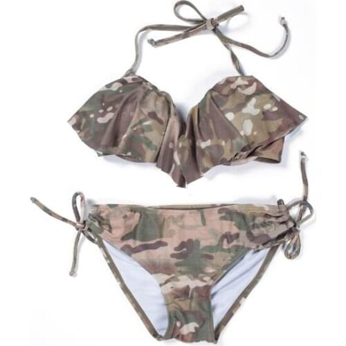 Womens Military Camouflage Underwear Bra and panties