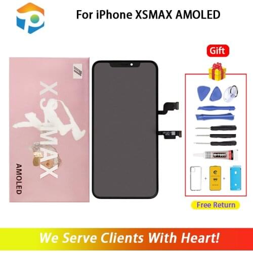 Tested LCD Pantalla For iphone XS MAX OLED Display Touch Screen Digitizer Assembly For iPhone X XS Max Replacement Screen