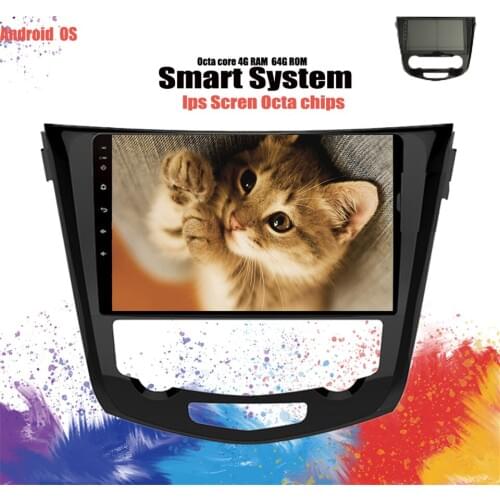 10.1" IPS Octa Core 4G Android 10.0 6G RAM 128G ROM Car Caplay DVD Player Radio GPS Glonass For Nissan Qashqai X-Trail 2013-2018