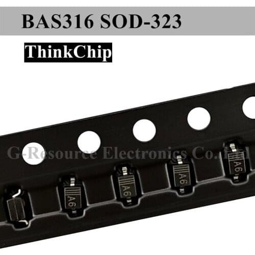 100pcs) BAS316 SOD-323 0805 SMD Switch Diode (Marking A6)