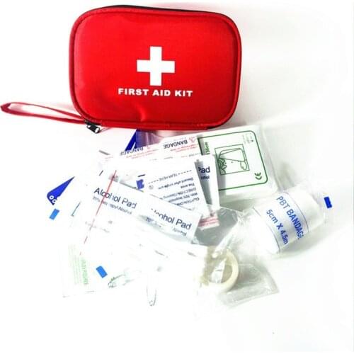 13 Kinds of 41 Components Portable Outdoor First Aid Kit