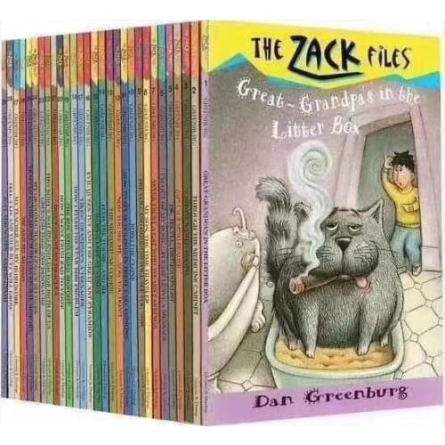 30 Books/Set The Zack Files Children Books Kids English Reading exploration Story Book Chapter Book students Novels 7-12 years