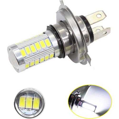 Car LED Lamp H4 H7 5630 33SMD 12V White Fog Light Super Bright Auto LED Front Fog Light High Power Driving Lamp Bulbs