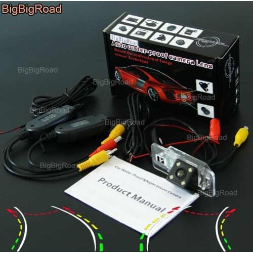BigBigRoad Car Intelligent Dynamic Track Rear View Camera Night Vision For BMW 5 Series E39 528 530 533 535 540 545 550 E53
