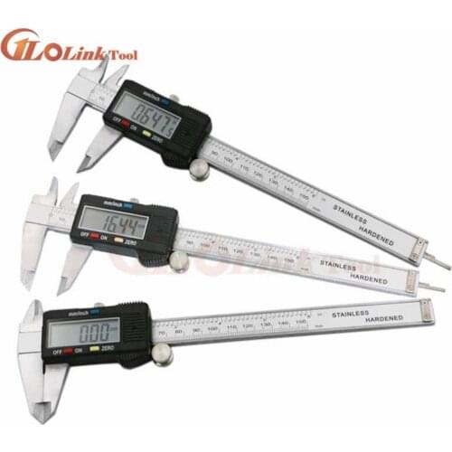 Stainless steel Digital Caliper 0-100mm 4inch mini pocket electronic vernier caliper slider caliper Gem thickness gauge