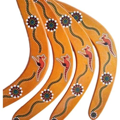 Wooden Boomerangs - Safe Kids Boomerang for Light to NO Wind Throwing