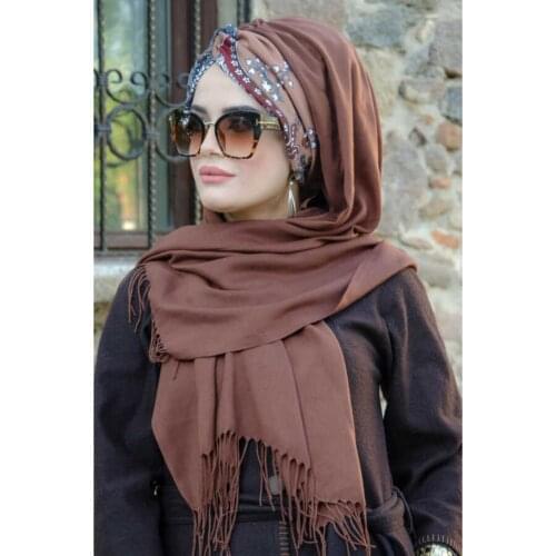 Cotton print muslim hijab scarf islamic inner hijab caps arab shawl hijab femme musulman turbante mujer