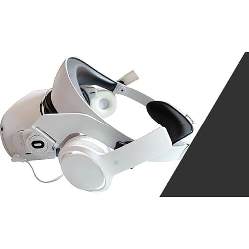 VR Gaming Headphones for Oculus Quest 2 Elite Strap Headset Accessories Enhanced Support and Comfort in VR