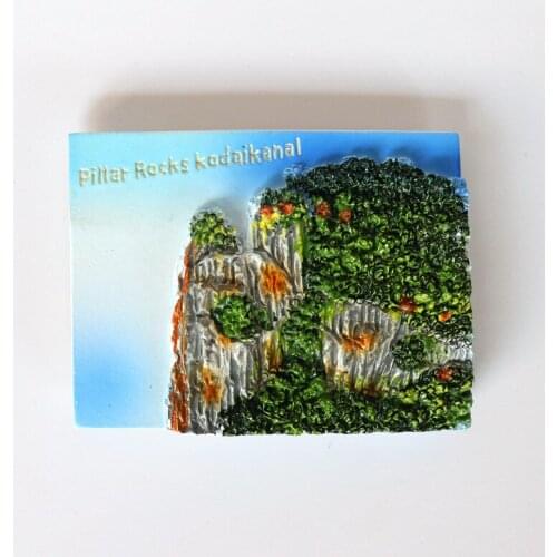 Indian 1st Wave Souvenir 3D Resin Magnetic Refrigerator Stickers Travel Viewpoints Home Ornament Collection Gift Fridge Pasters