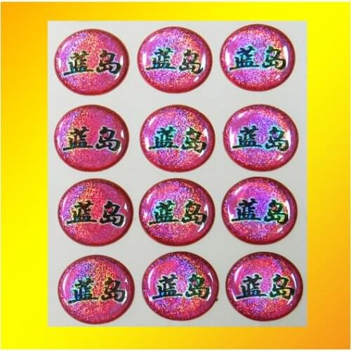 Customized good epoxy sticker supplier,epoxy resin sticker