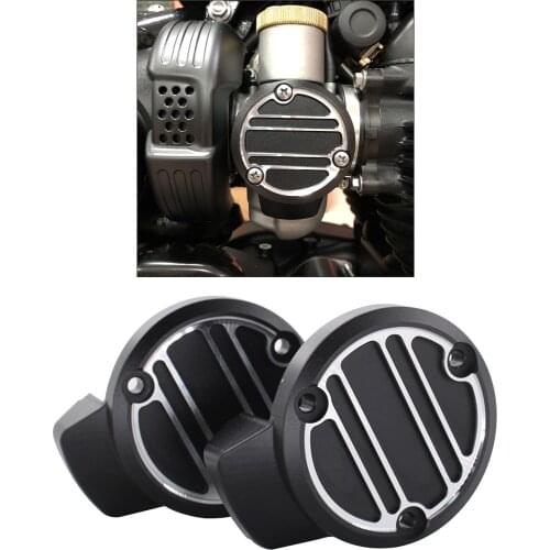 2pcs Motorcycles Ribbed Throttle Body Covers Kit for Speedmaster 2018 & newer