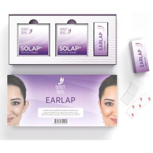 Beauty Tapes EARLAP Ear concealer Corrector Instant effect sticking system for protruding ears, ear sticking tapes
