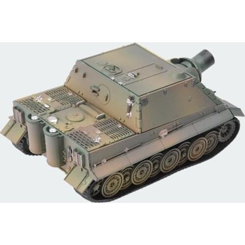 World War II assault tiger mortar hand-painted version 1:72 assembled model childrens educational military building block toy