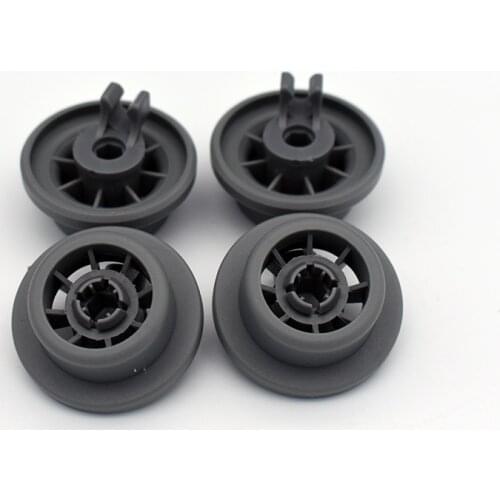 4Pcs/lot Lower Rack Dishwasher Basket Wheel Small Plastic Wheel Durable Basket Replacement For Bosch For Neff For Siemens 165314