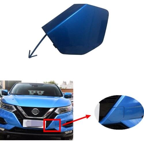 Car Front Bumper Tow Hook Cover Cap For Nissan Qashqai 2019 2020