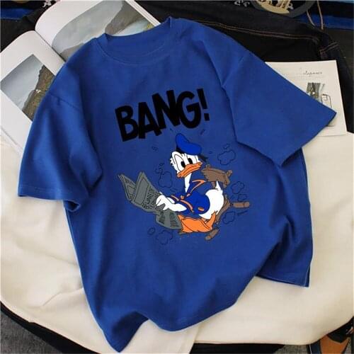 Summer WomenT-Shirt Print Short Sleeve Cute Black White Tee Shirt Simple Harajuku Loose Tshirt Tops Femme Plus Size Streetwear