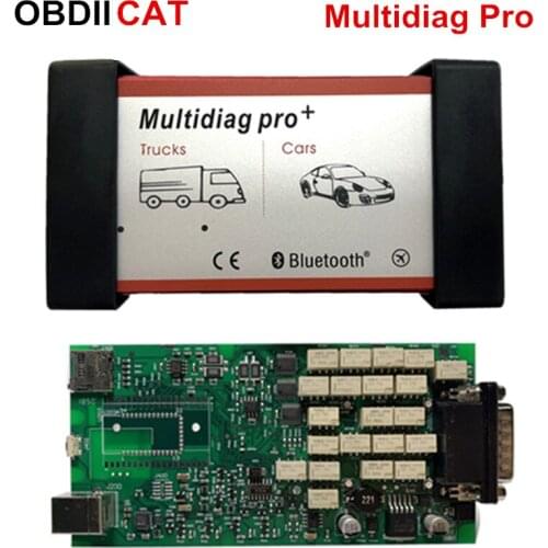 Multidiag Pro Single Board NEC Relay OBD2 Diagnostic Scan Tool Test New OBDIICAT 2017.3 With Keygen TCS PRO Bluetooth Car/truck
